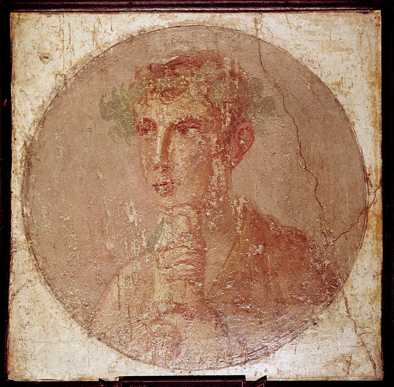Romersk portrætmaleri af en ung mand, Pompeji, Italien af Unbekannt