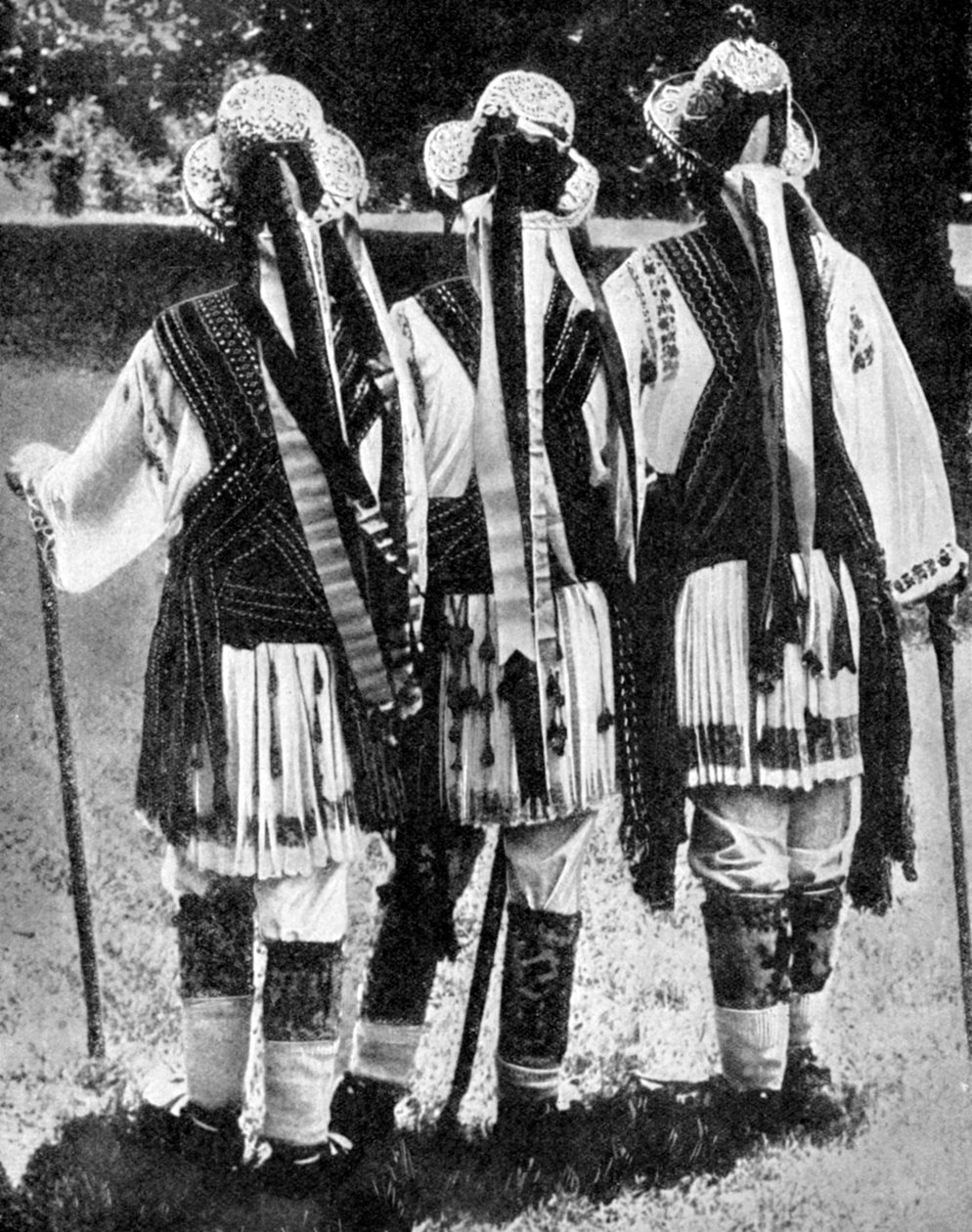 Rumænske dansere, 1936 af Unbekannt