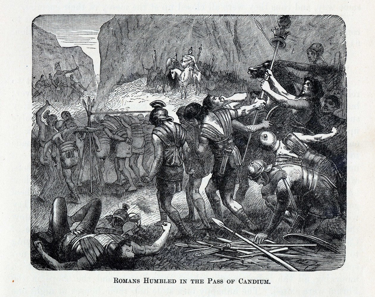 Romerne blev ydmyget i passet af Caudium, 1882 af Unbekannt