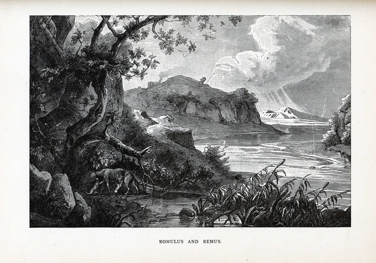 Romulus og Remus, 1882 af Unbekannt