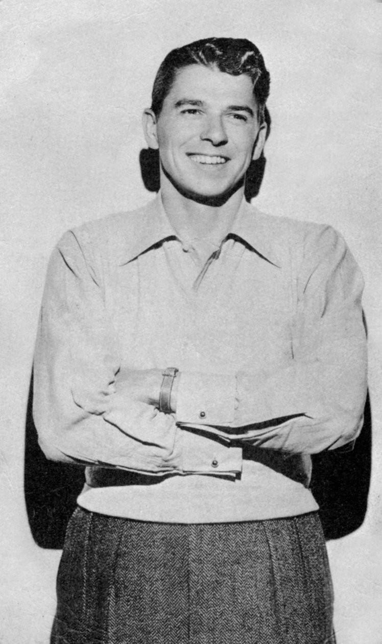 Ronald Reagan, amerikansk skuespiller, filmstjerne og politiker, det 20. århundrede af Unbekannt