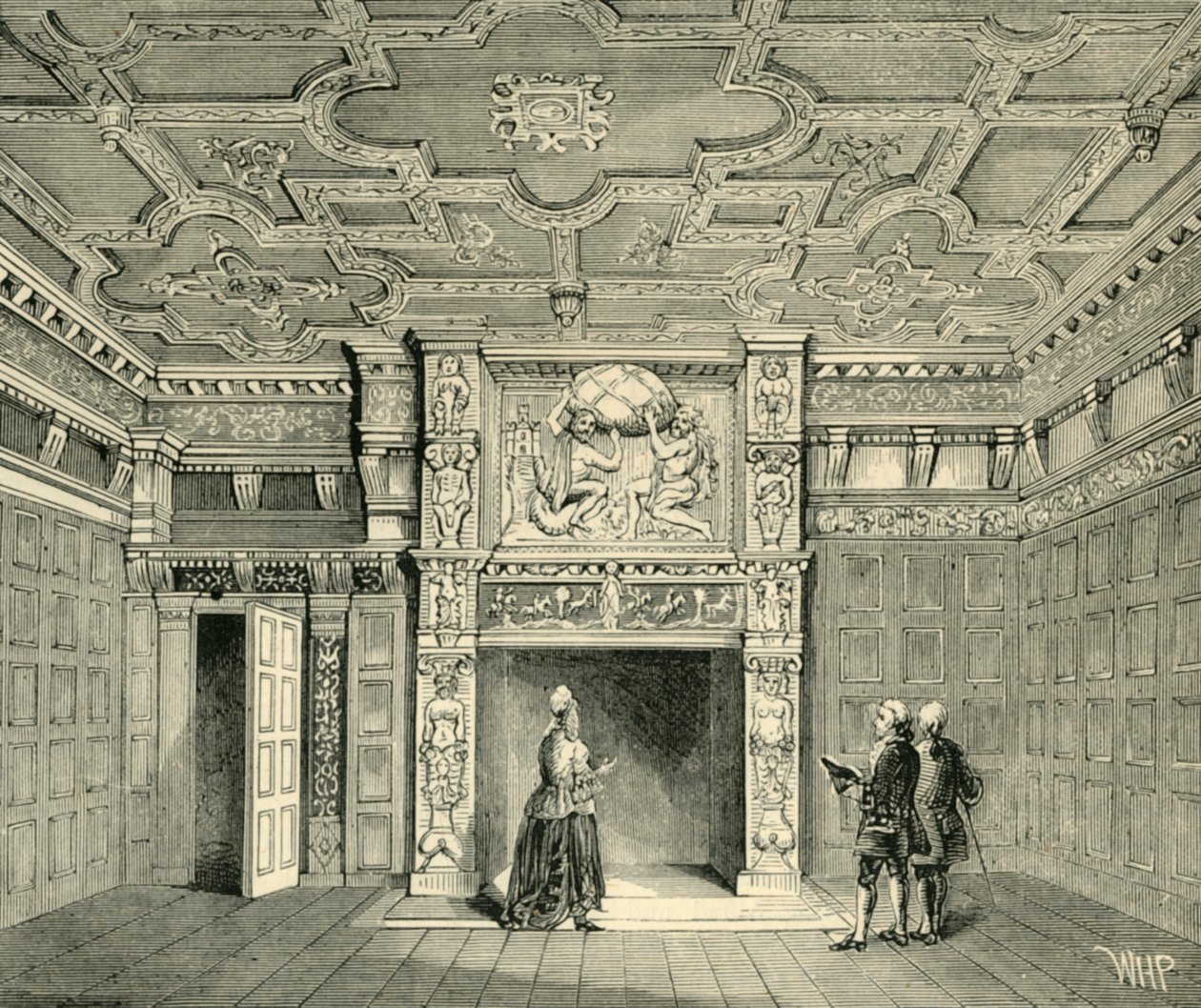Værelse i Sir Paul Pindars hus, c1872. af Unbekannt