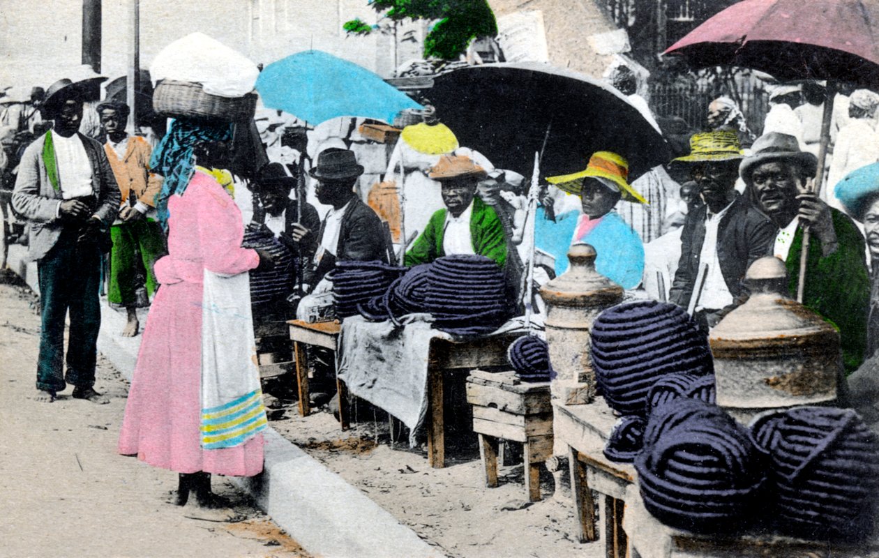 Sælgere af rebtobak, Jamaica, ca. 1900-tallet af Unbekannt