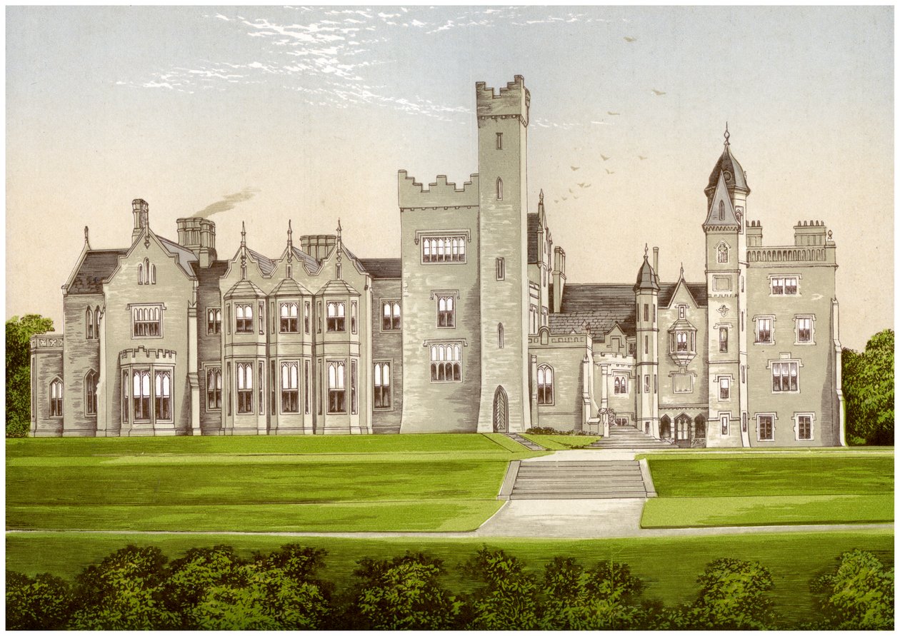 Rossmore Park, County Monaghan, Irland, hjemsted for Lord Rossmore, c1880 af Unbekannt