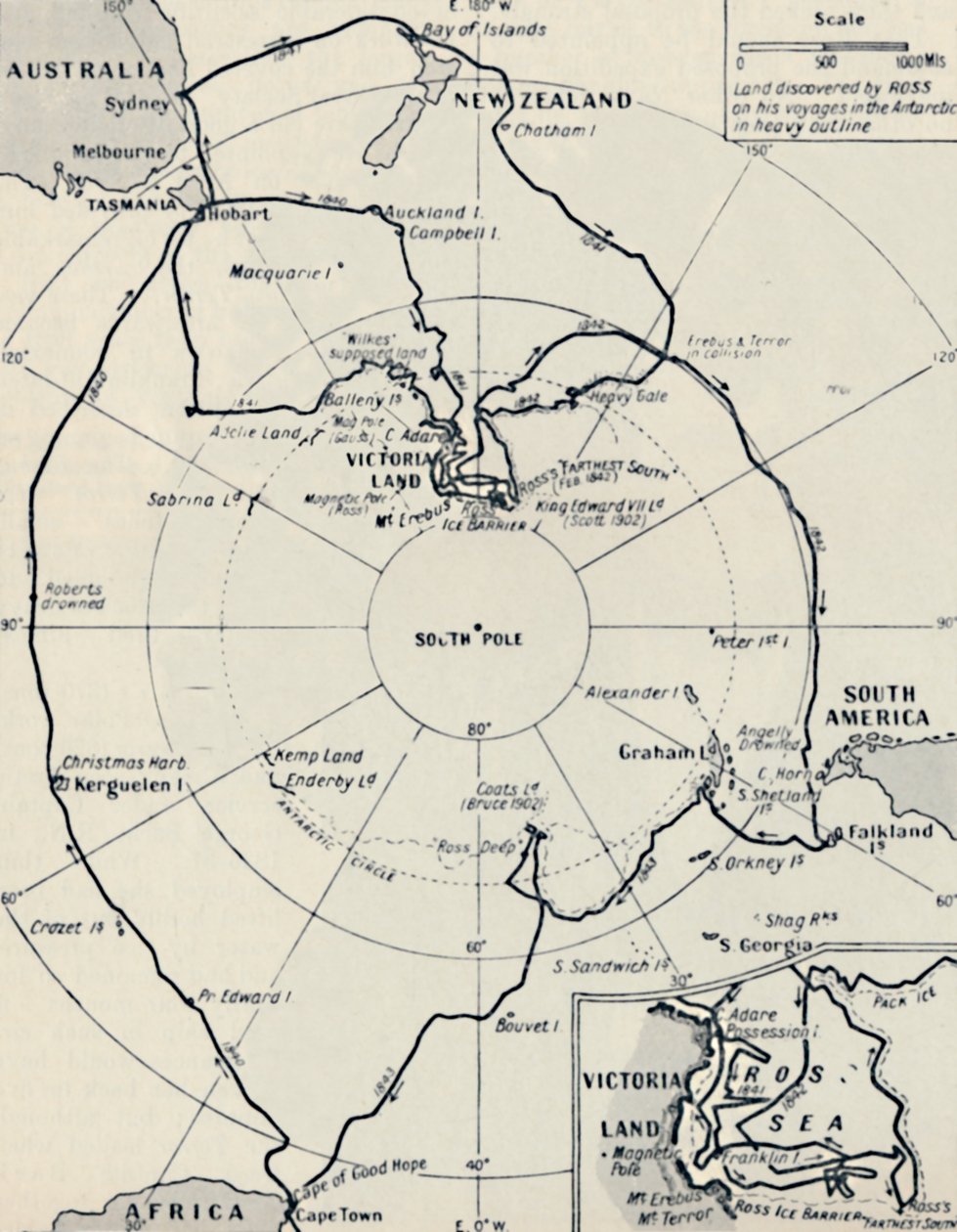 Ross Antarctic Voyage in the Erebus and the Terror, 12. november 1840, 1937 af Unbekannt