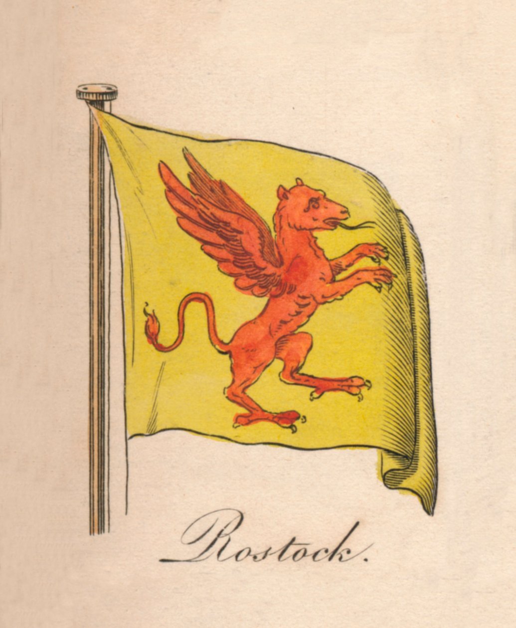Rostock, 1838 af Unbekannt