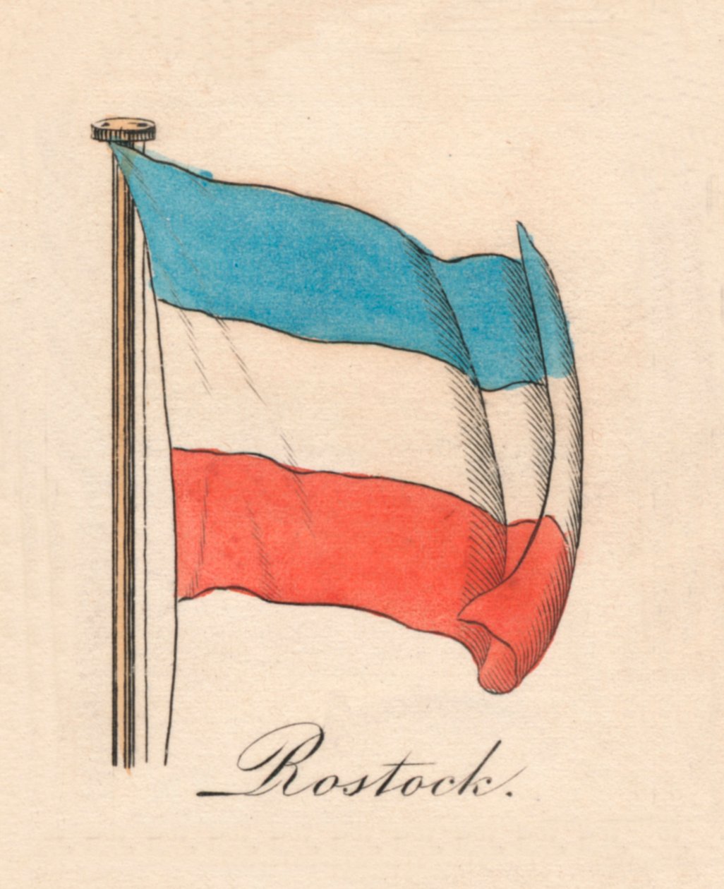 Rostock, 1838 af Unbekannt