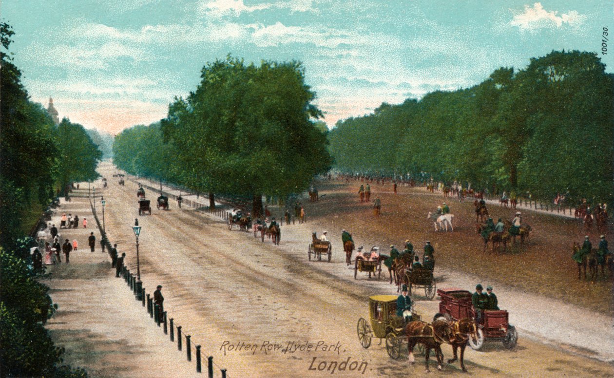 Rotten Row, Hyde Park, London, c1910 af Unbekannt