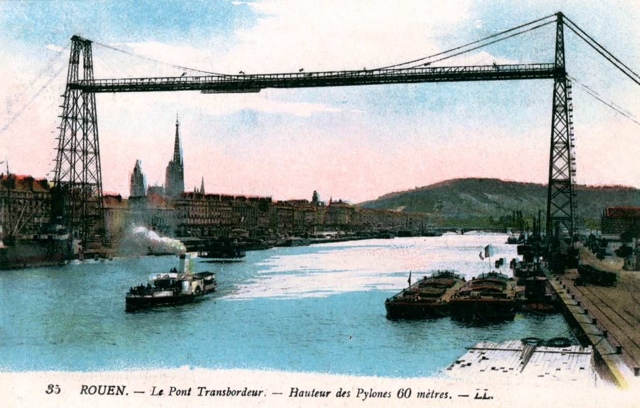 Rouen, Transporter Bridge, Transporter Bridge, 20. århundrede af Unbekannt