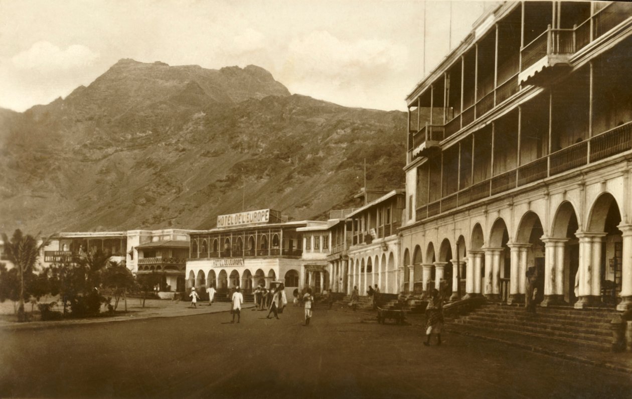 Rundt halvmånen, Aden, c1918-c1939. af Unbekannt