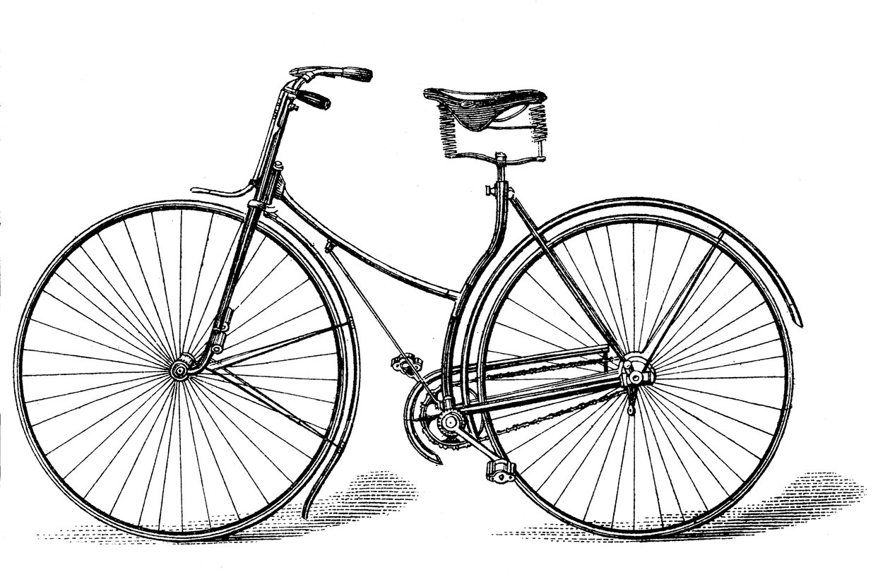 Rover sikkerhedscykel, c1885 af Unbekannt
