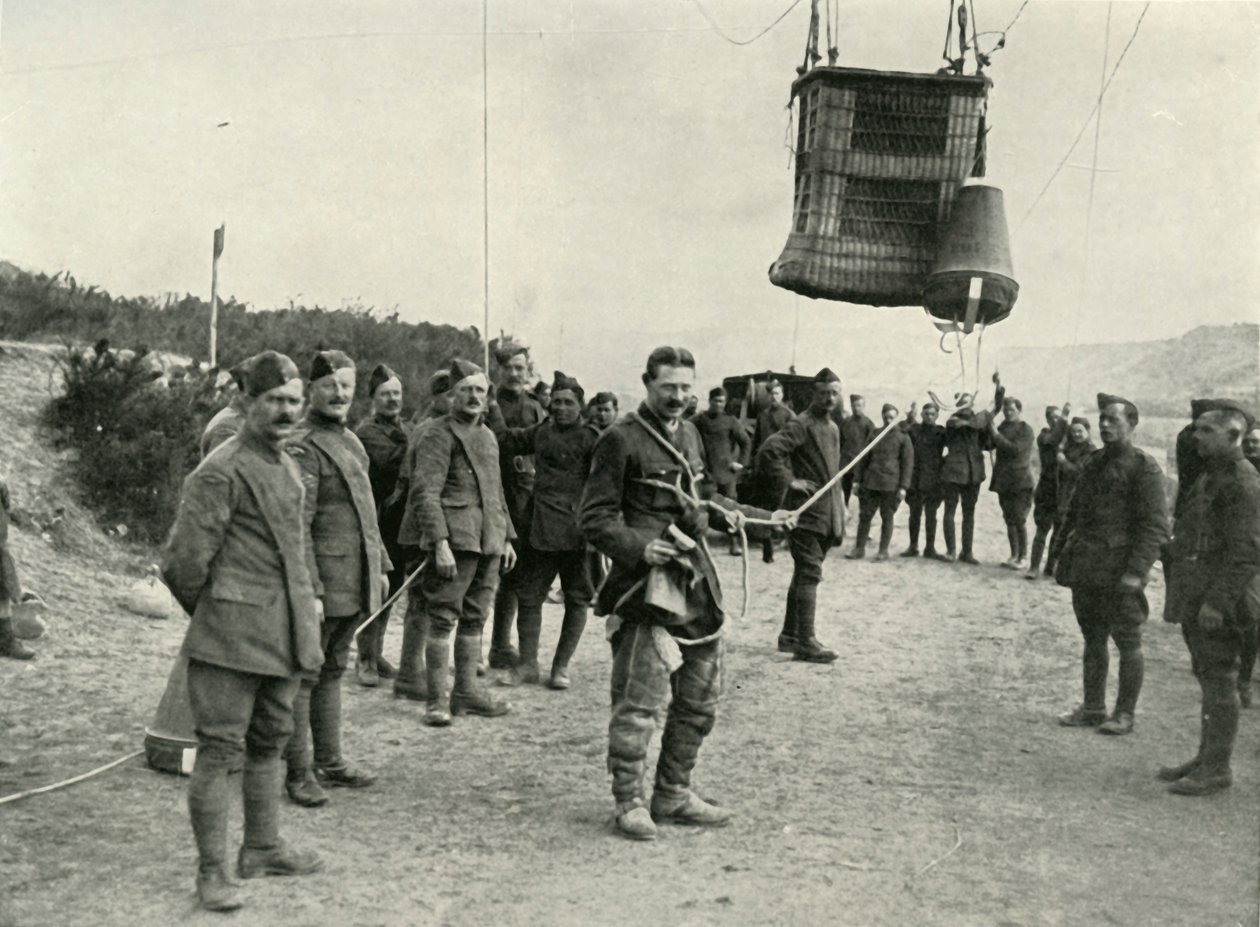 Royal Field Artillery Drageballoner var vores våbens øjne i Frankrig, 1919. af Unbekannt