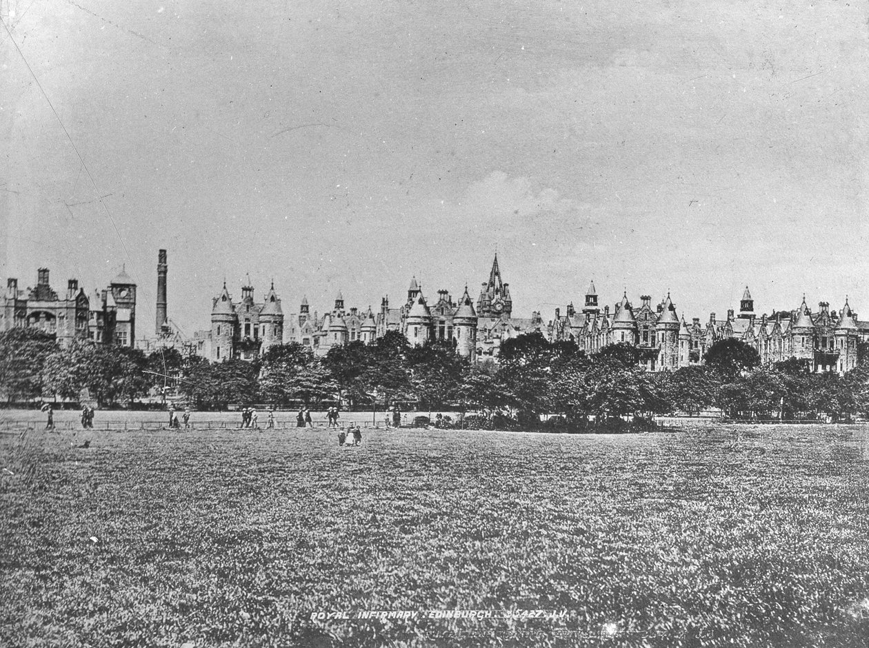 Royal Infirmary, Edinburgh, Skotland, slutningen af det 19. eller begyndelsen af det 20. århundrede af Unbekannt