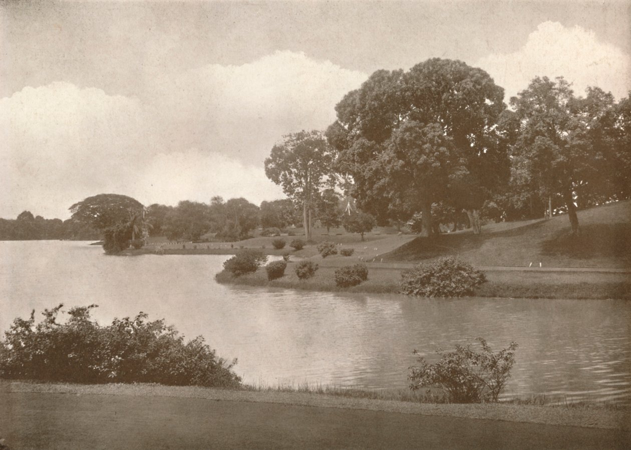 Royal Lakes, Rangoon, 1900. af Unbekannt
