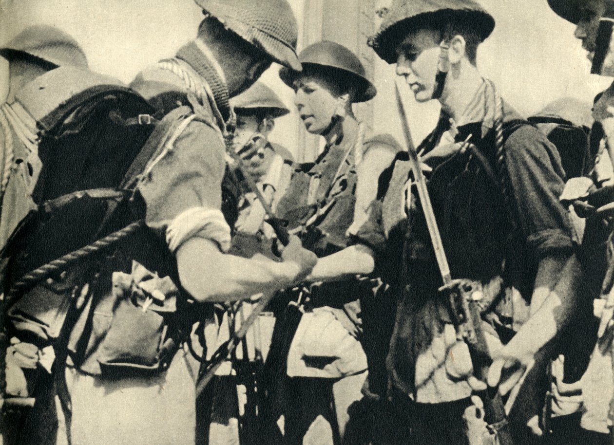 Royal Marines før invasionen af Sicilien, Anden Verdenskrig, 1943 1944. af Unbekannt