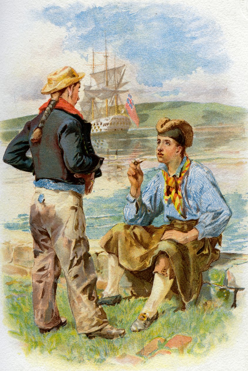 Royal Navy sømænd, 18. århundrede c1890-c1893 af Unbekannt