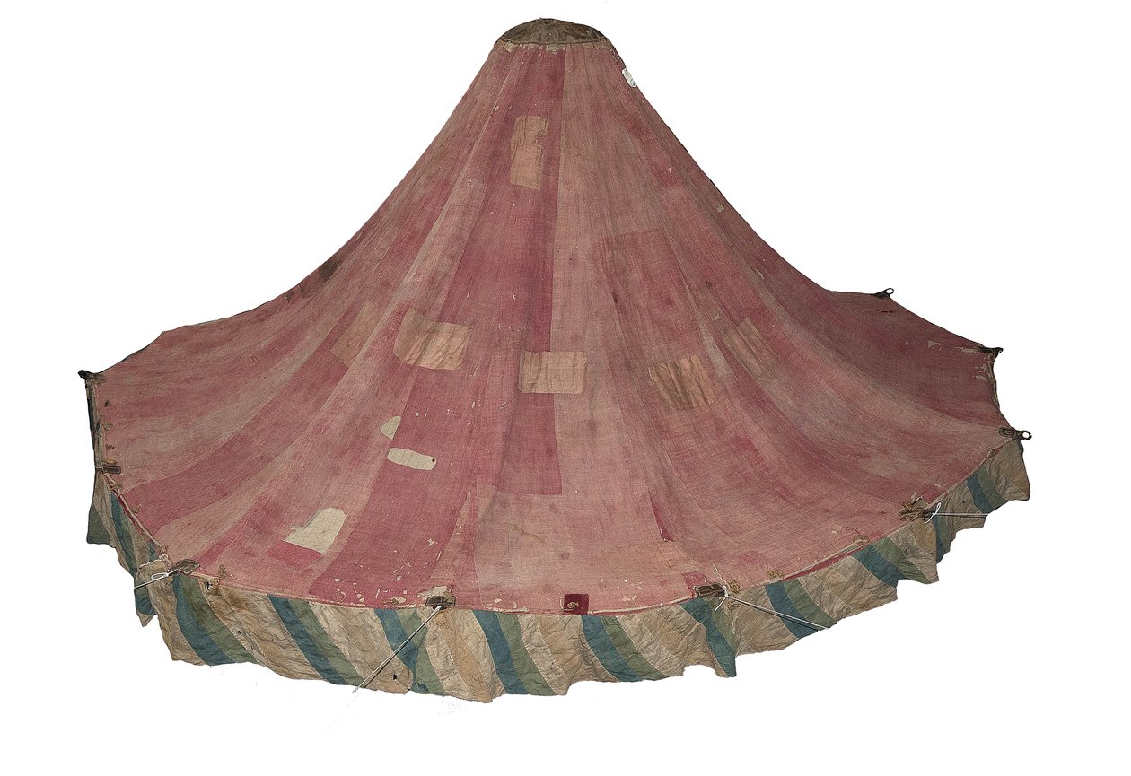 Kongelig rundt telt lavet til Muhammad Shah Roof, 1834-1848. af Unbekannt