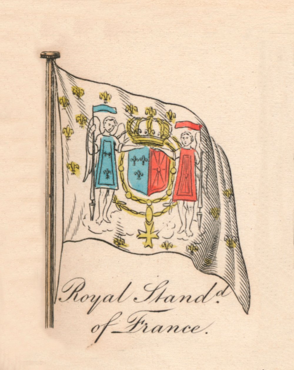 Royal Standard of France, 1838 af Unbekannt