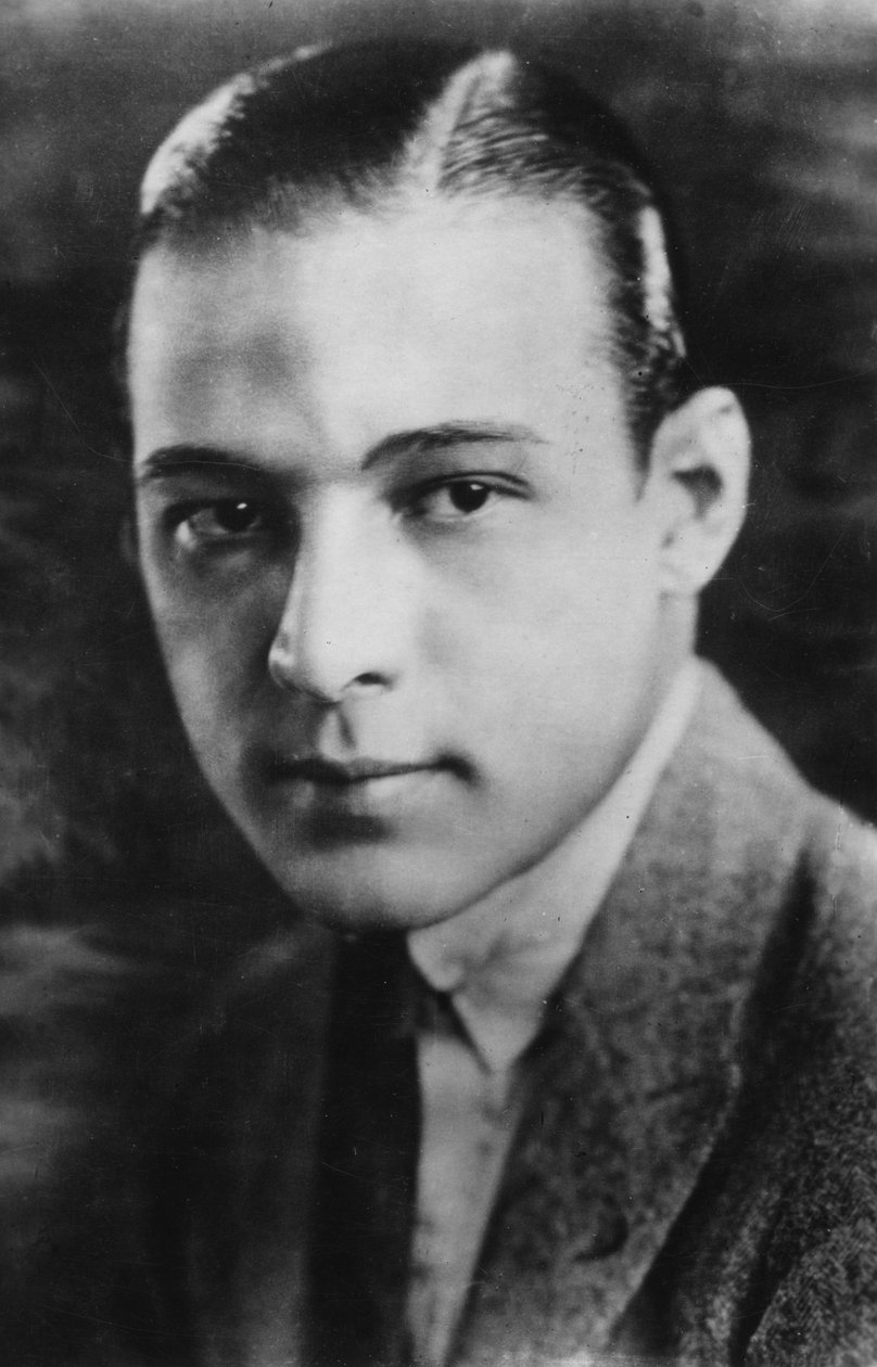 Rudolph Valentino 1895-1926, italiensk skuespiller, c1920