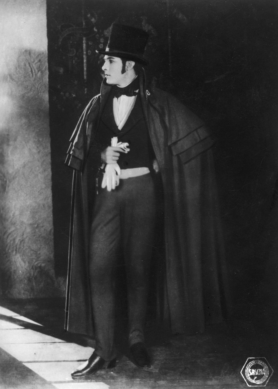 Rudolph Valentino 1895-1926, italiensk skuespiller, c1920