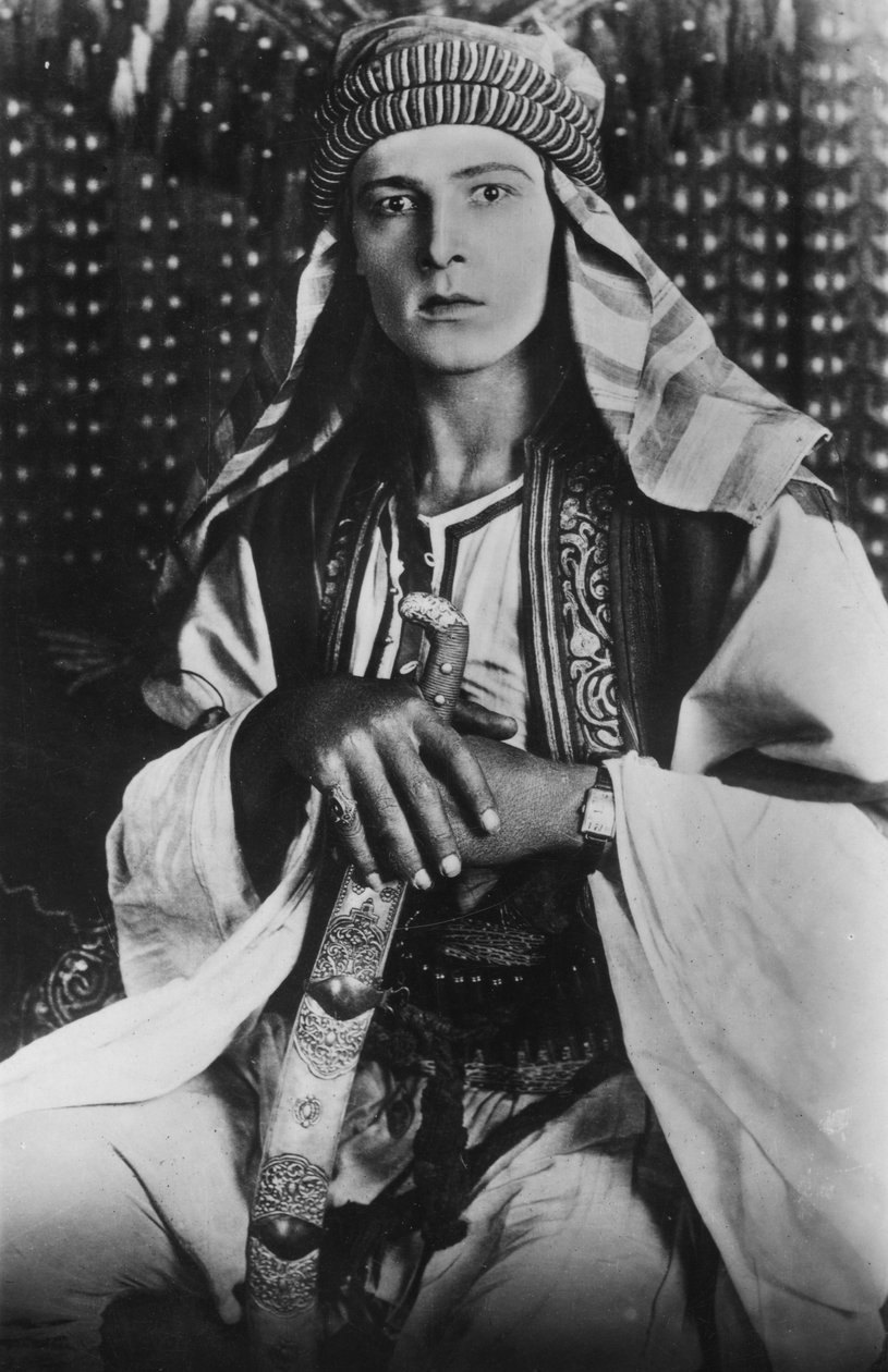 Rudolph Valentino 1895-1926 i Sheiken, 1921 af Unbekannt