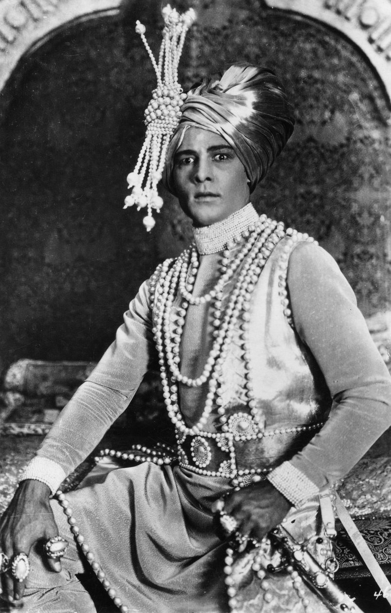 Rudolph Valentino 1895-1926 i The Young Rajah, 1922 af Unbekannt