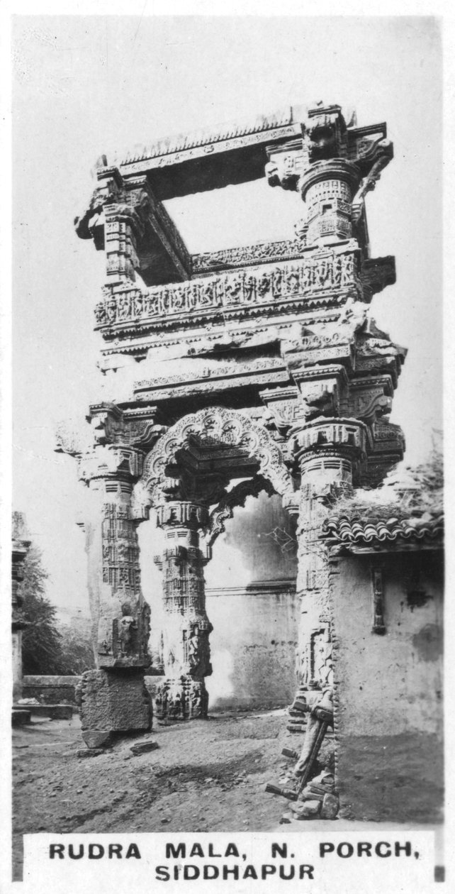 Rudra Mala, nord veranda, Siddhapur, Indien, c1925 af Unbekannt