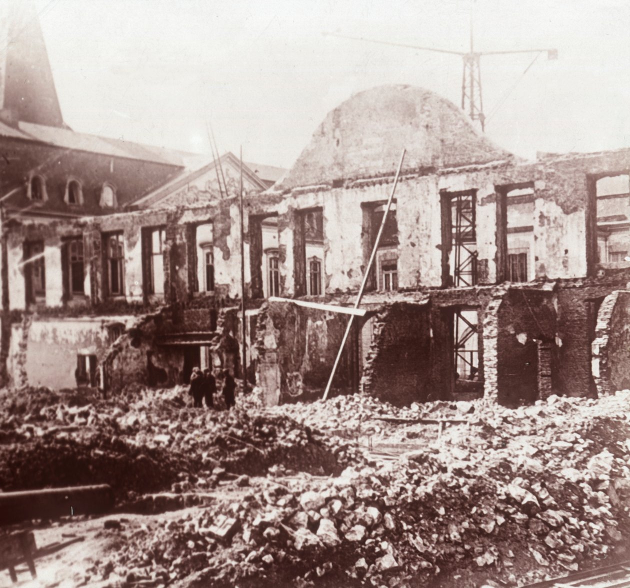 Ruiner, Louvain, Belgien, c1914-c1918 af Unbekannt
