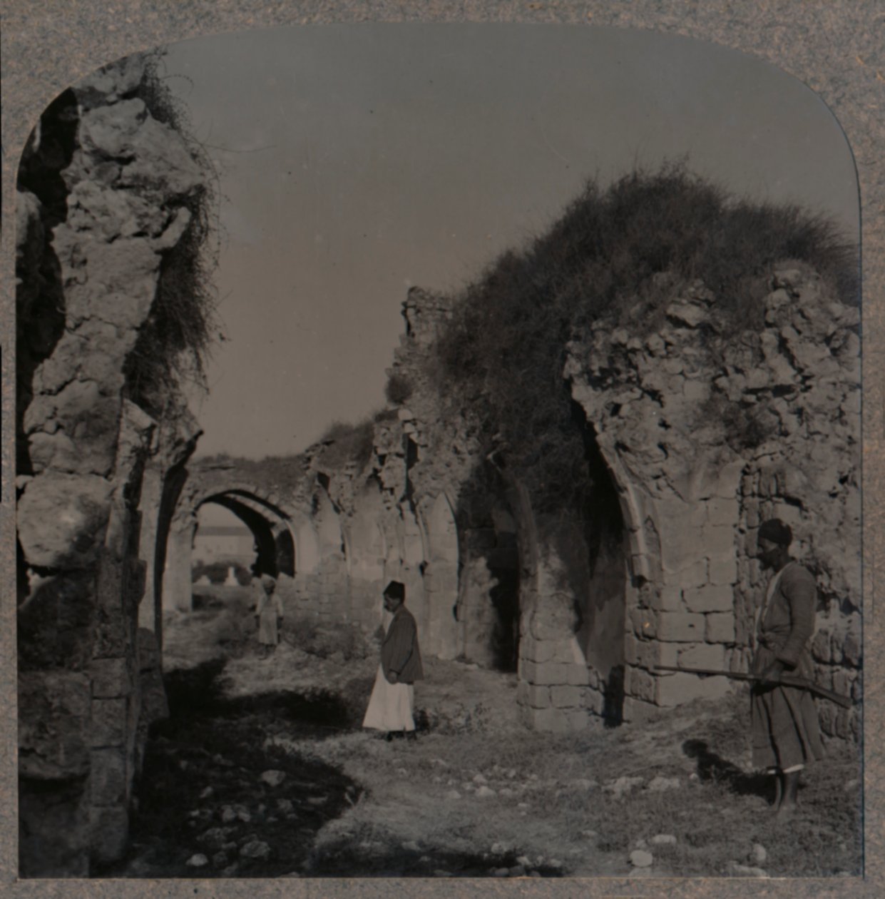 Ruinerne af Crusaders Church, Ramleh, ca. 1900 af Unbekannt