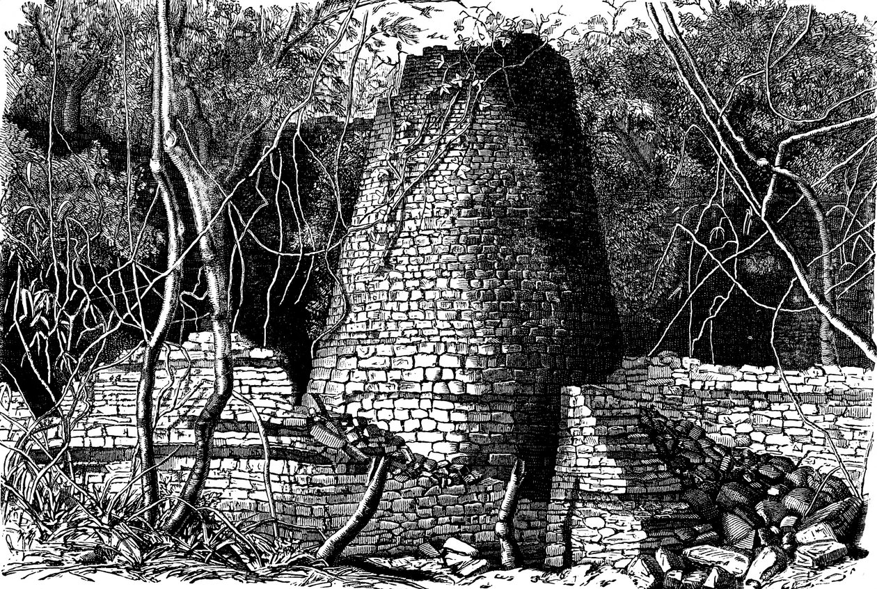 Ruinerne af Great Zimbabwe, Afrika, 1892 af Unbekannt