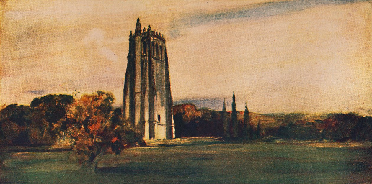 Ruinerne af Abbey of Bec, Normandiet, 1912 af Unbekannt