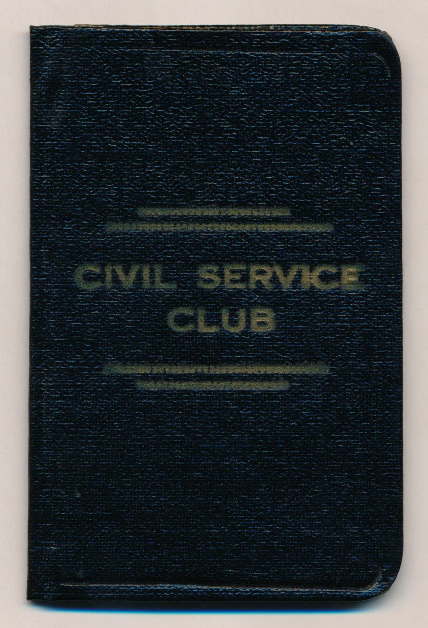 Regler for Civil Service Club, c1953 af Unbekannt