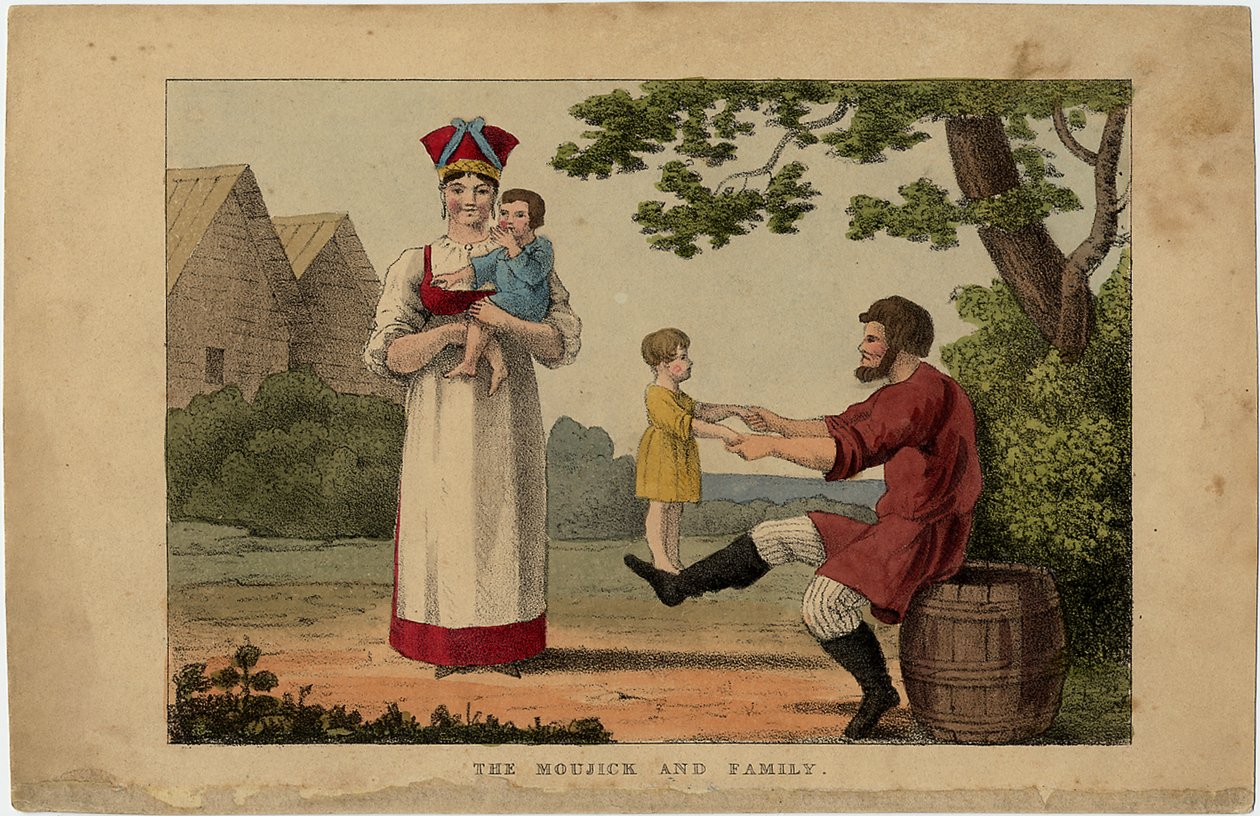 Russisk bondefamilie, 1810