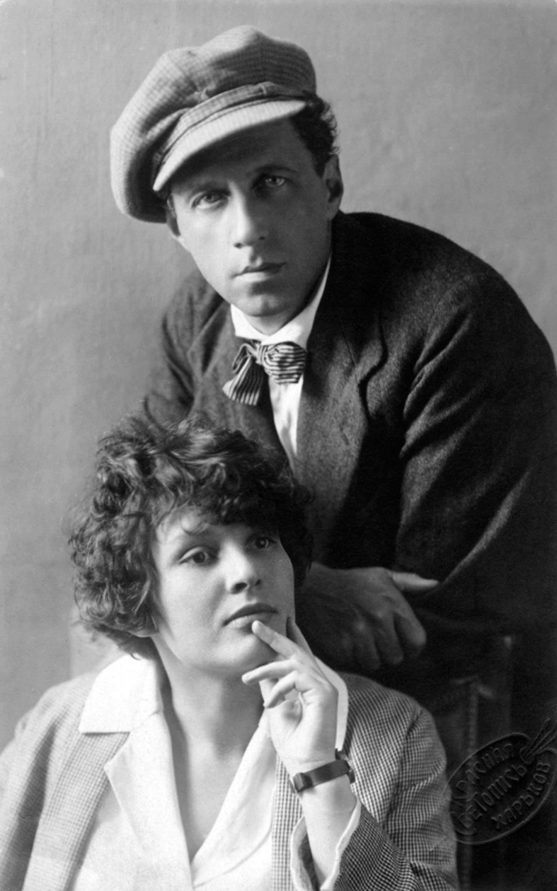 Russisk teaterinstruktør Vsevolod Meyerhold og hans kone, skuespillerinden Zinaida Raikh, begyndelsen af 1920