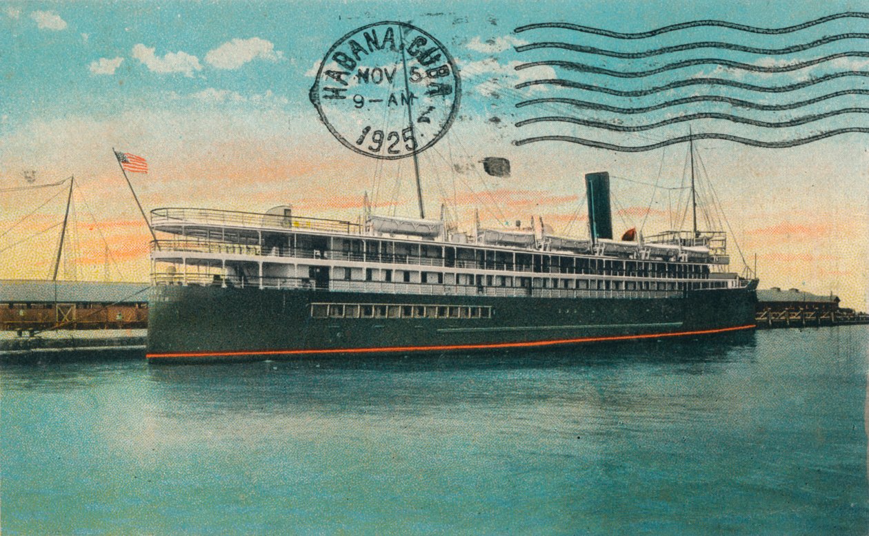 SS Cuba, Key West, Florida, c1925 af Unbekannt