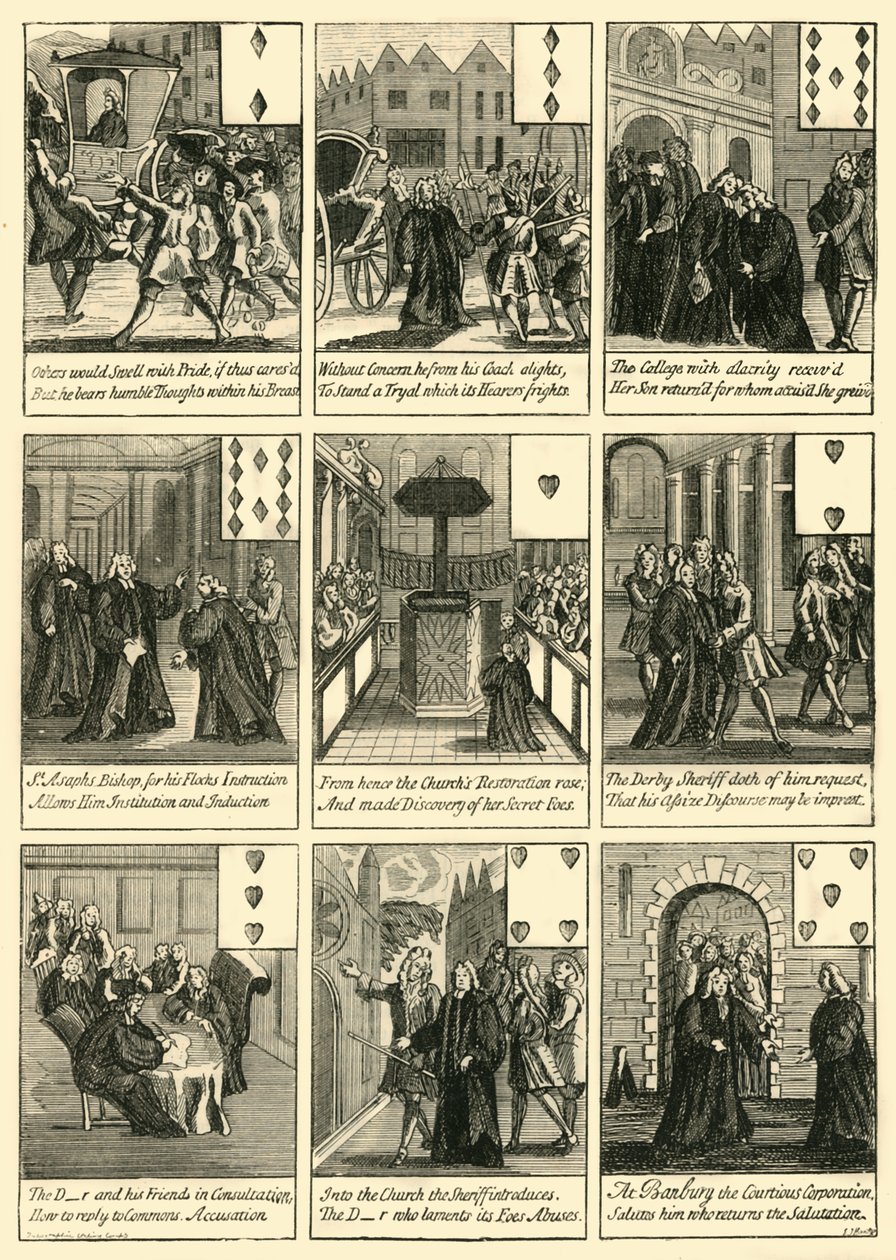 Sacheverell-kort, c1872. af Unbekannt