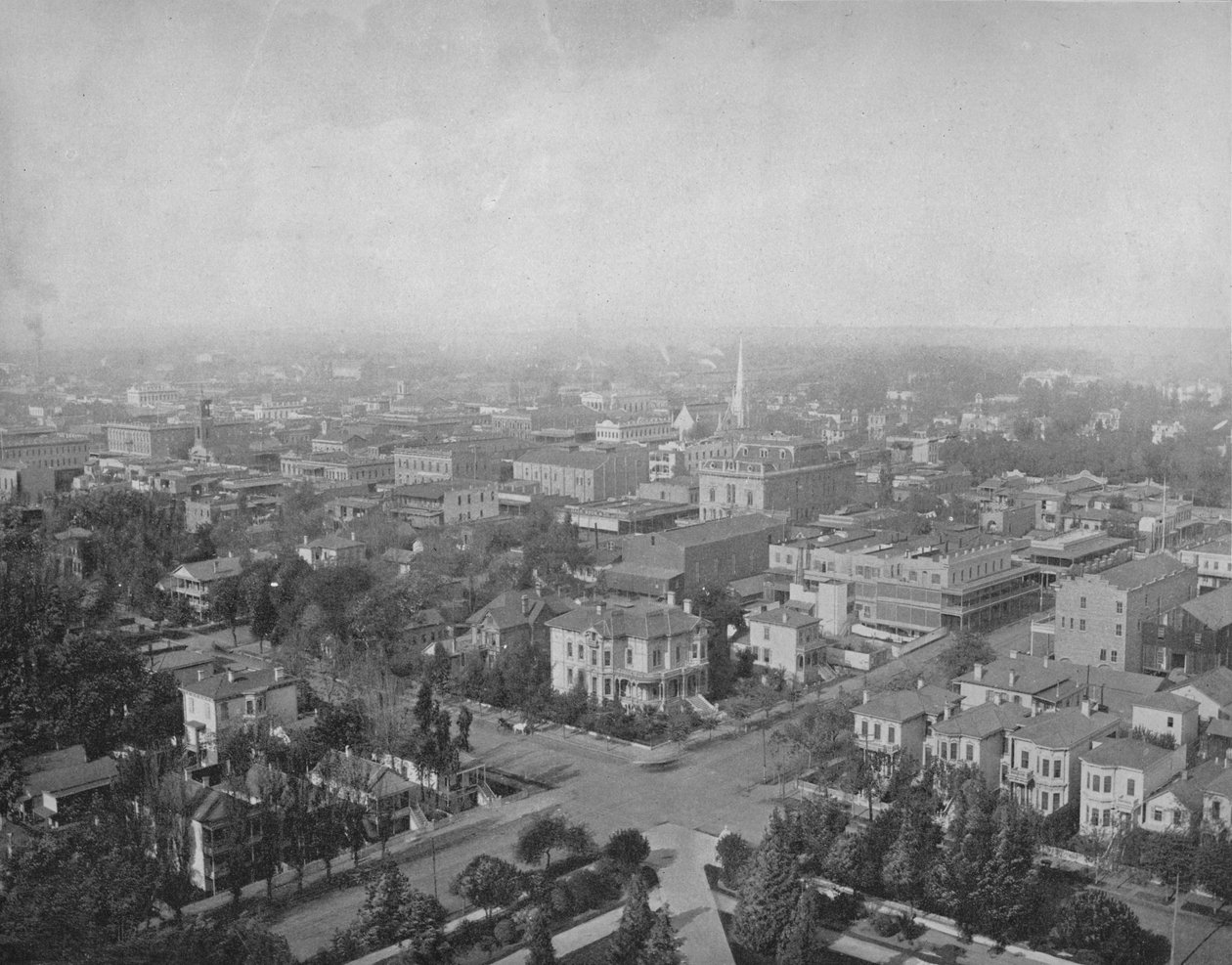 Sacramento, Cal., fra Dome of the Capitol, c1897. af Unbekannt