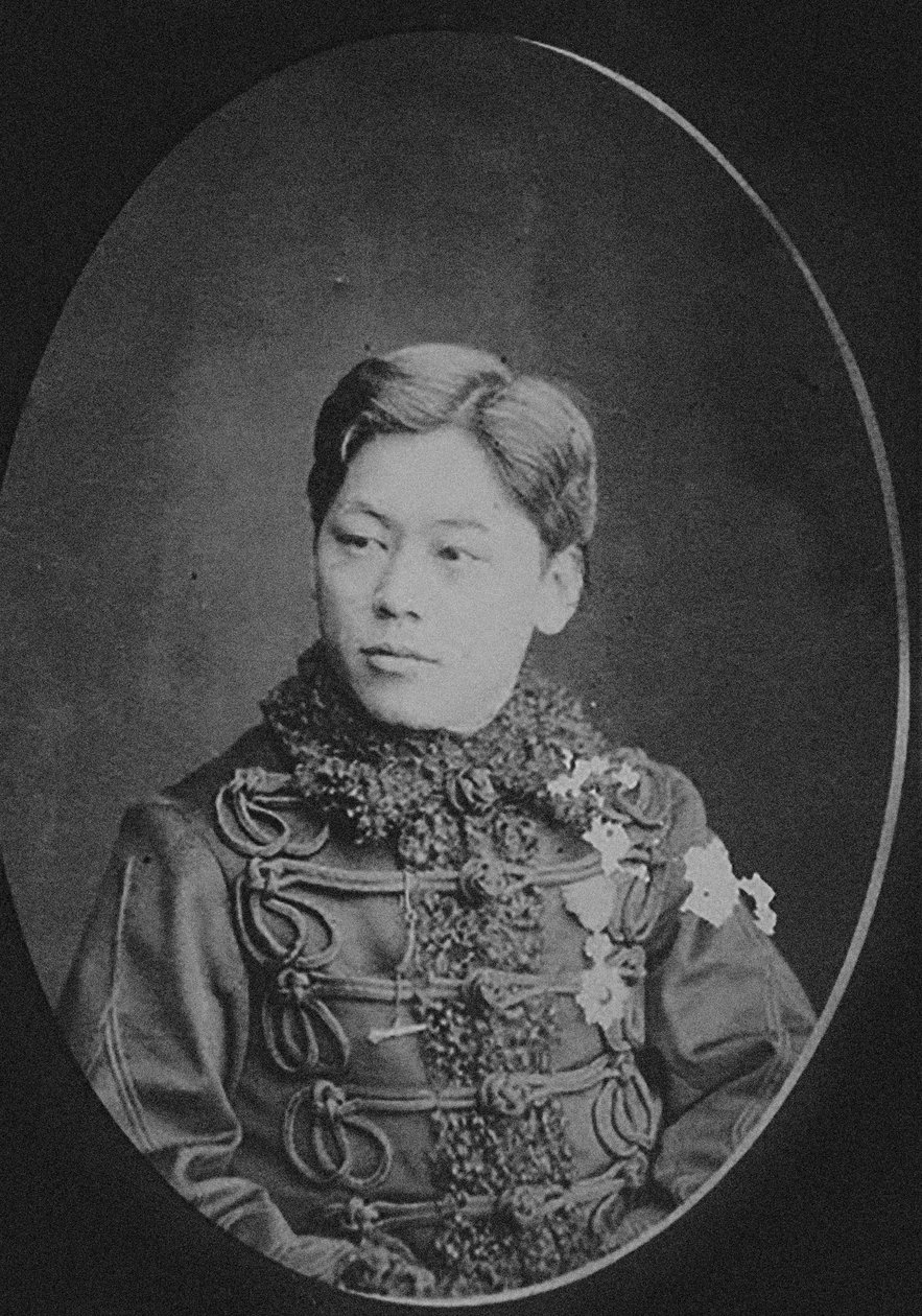 Sagen Ishizuka 1850-1909 i en alder af 26, 1876. af Unbekannt