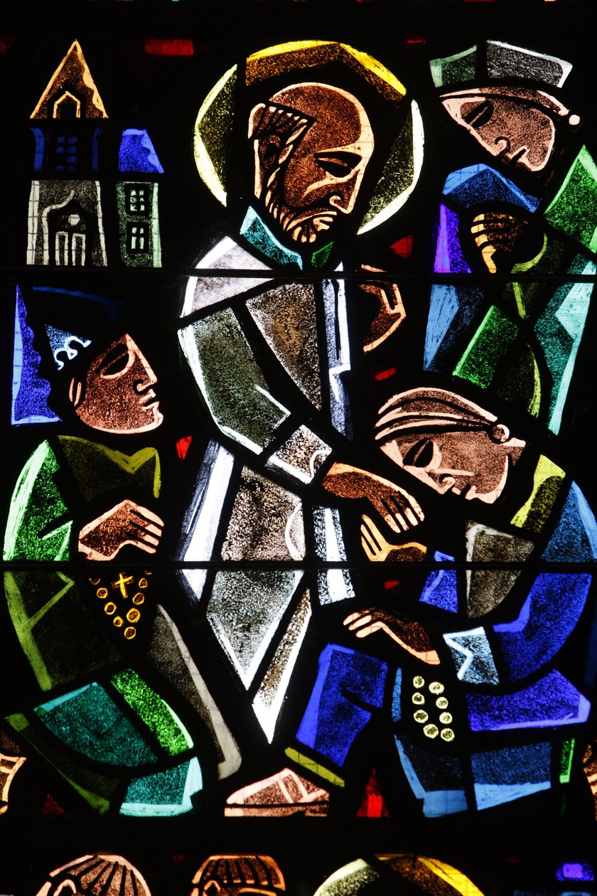 Saint-Corentin (Saint Corentin) katedral, Quimper Glasmaleri: Saint Paul, Quimper, Frankrig af Unbekannt