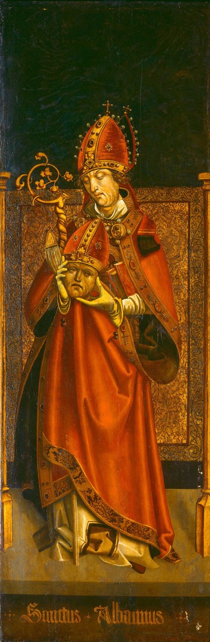 Sankt Alban af Mainz, ca. 15001525. af Unbekannt