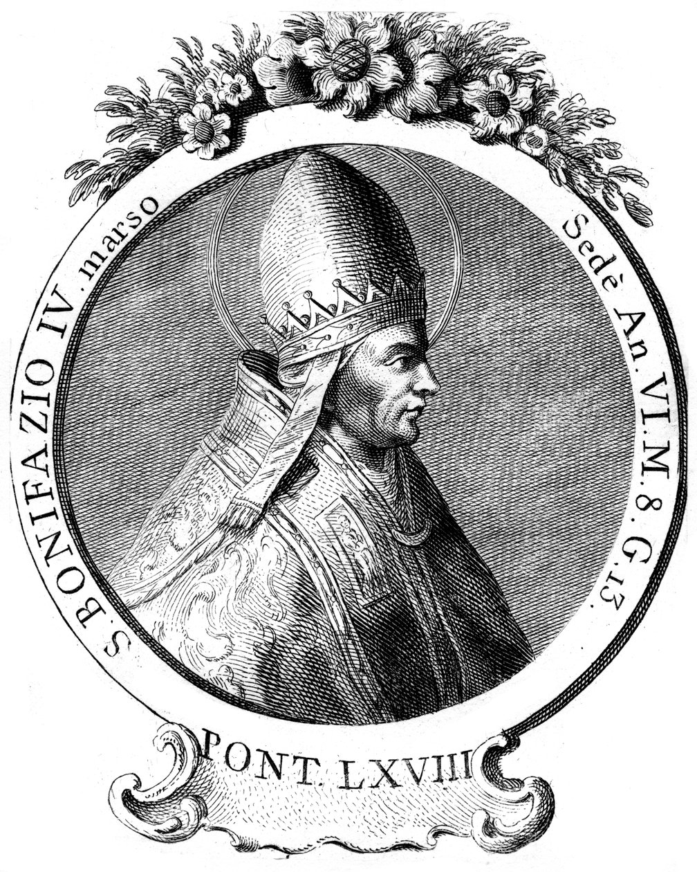 Sankt Bonifatius IV, pave af den katolske kirke af Unbekannt