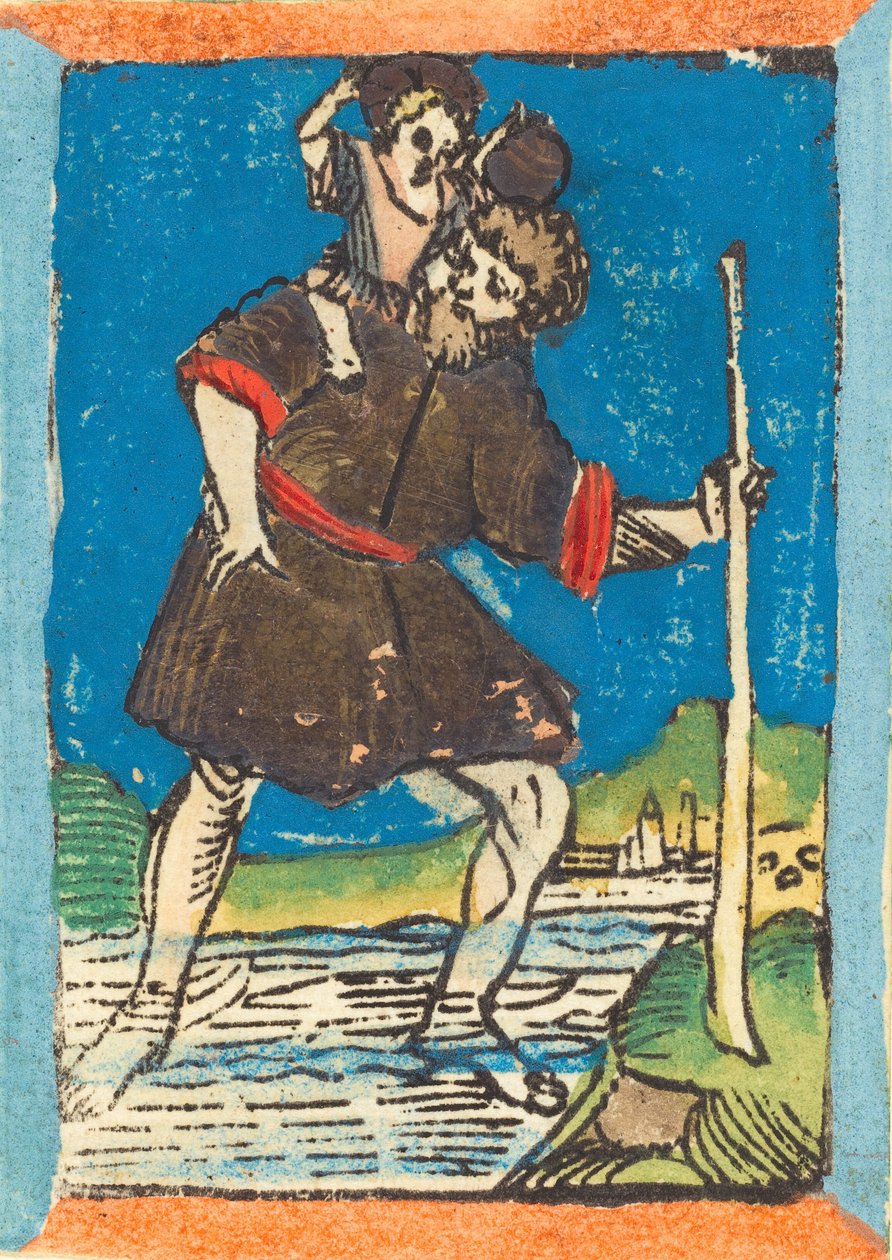 Sankt Christopher, ca. 1480. af Unbekannt