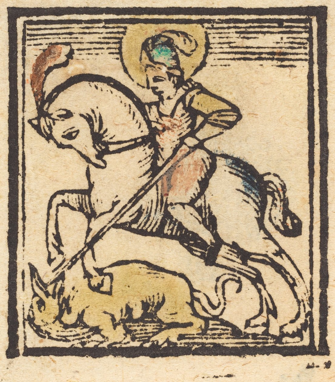 Sankt Georg, ca. 1475. af Unbekannt