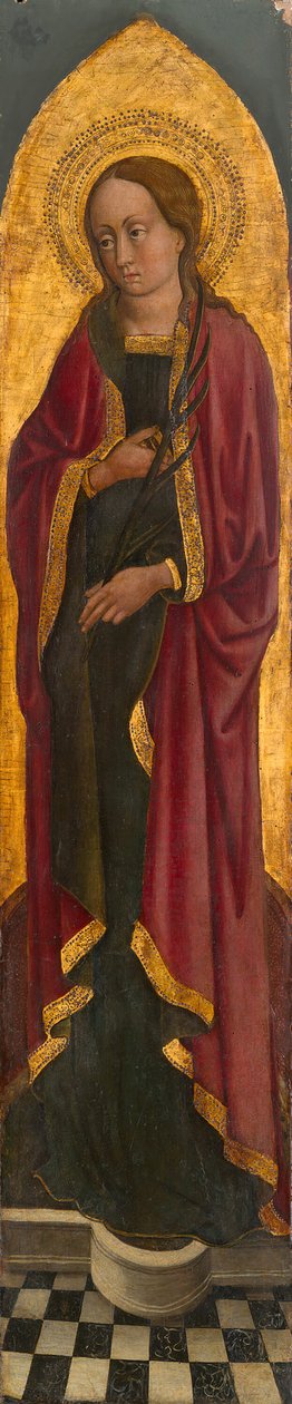Sankt Giustina af Padua fra en augustinsk altertavle, 145075. af Unbekannt