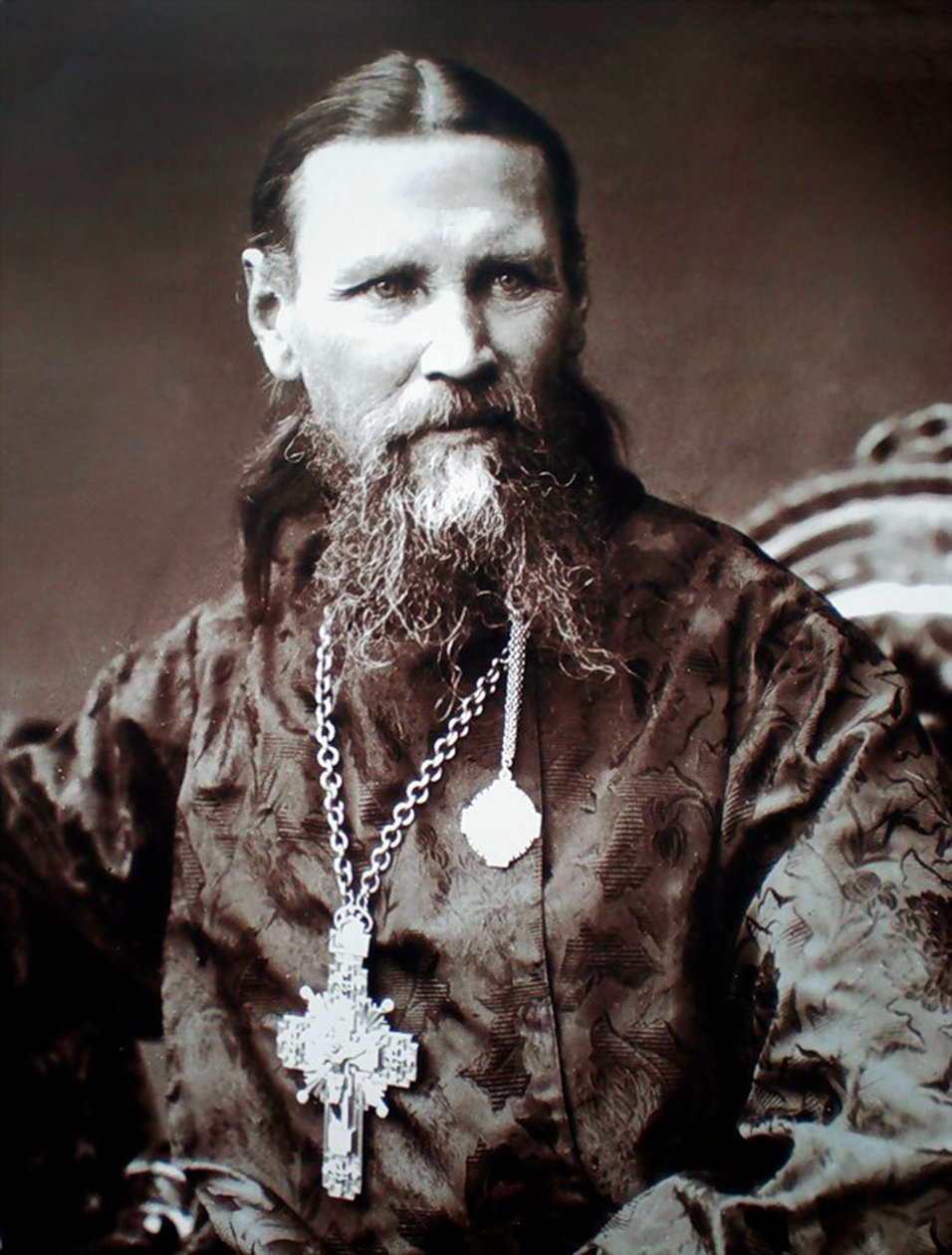 Sankt Johannes af Kronstadt, russisk præst, ca. 1900 af Unbekannt