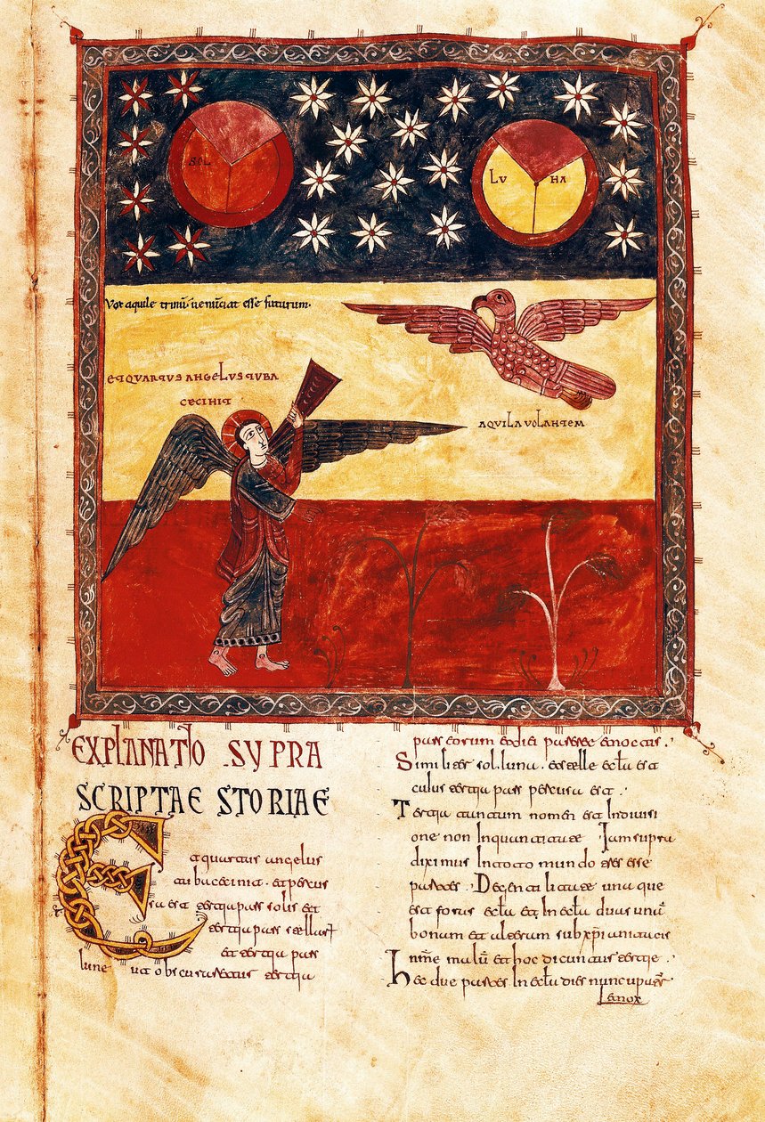 Sankt Johannes evangelisten (miniature), 976 af Unbekannt