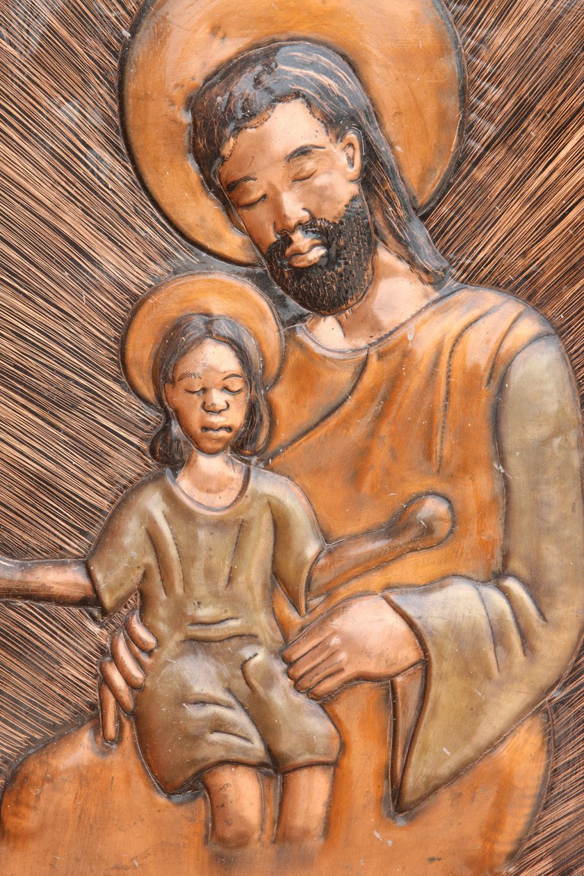 Saint Joseph & Jesus statue Brazzaville Congo af Unbekannt