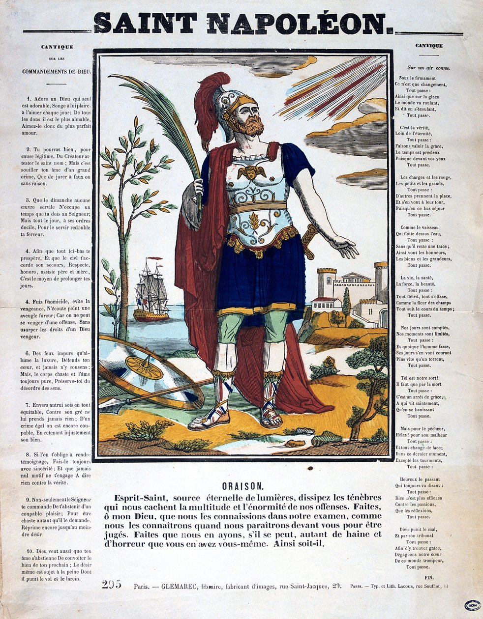 Sankt Napoleon, 1800-tallet af Unbekannt