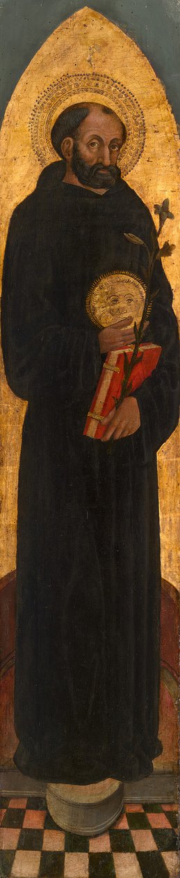 Sankt Nikolaus af Tolentino fra en augustinsk altertavle, 145075. af Unbekannt