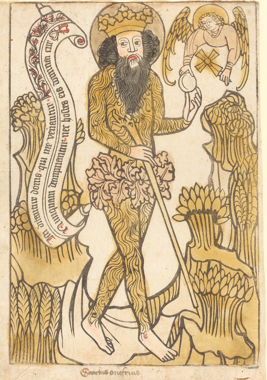 Sankt Onuphrius, ca. 1450. af Unbekannt